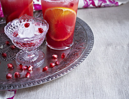 Winter Red Pearls…pomegranate!