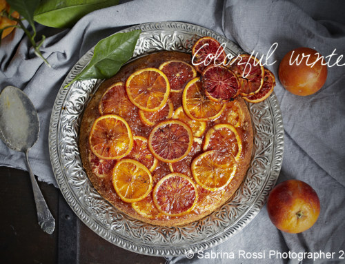 Blood Oranges Upside-down Cake